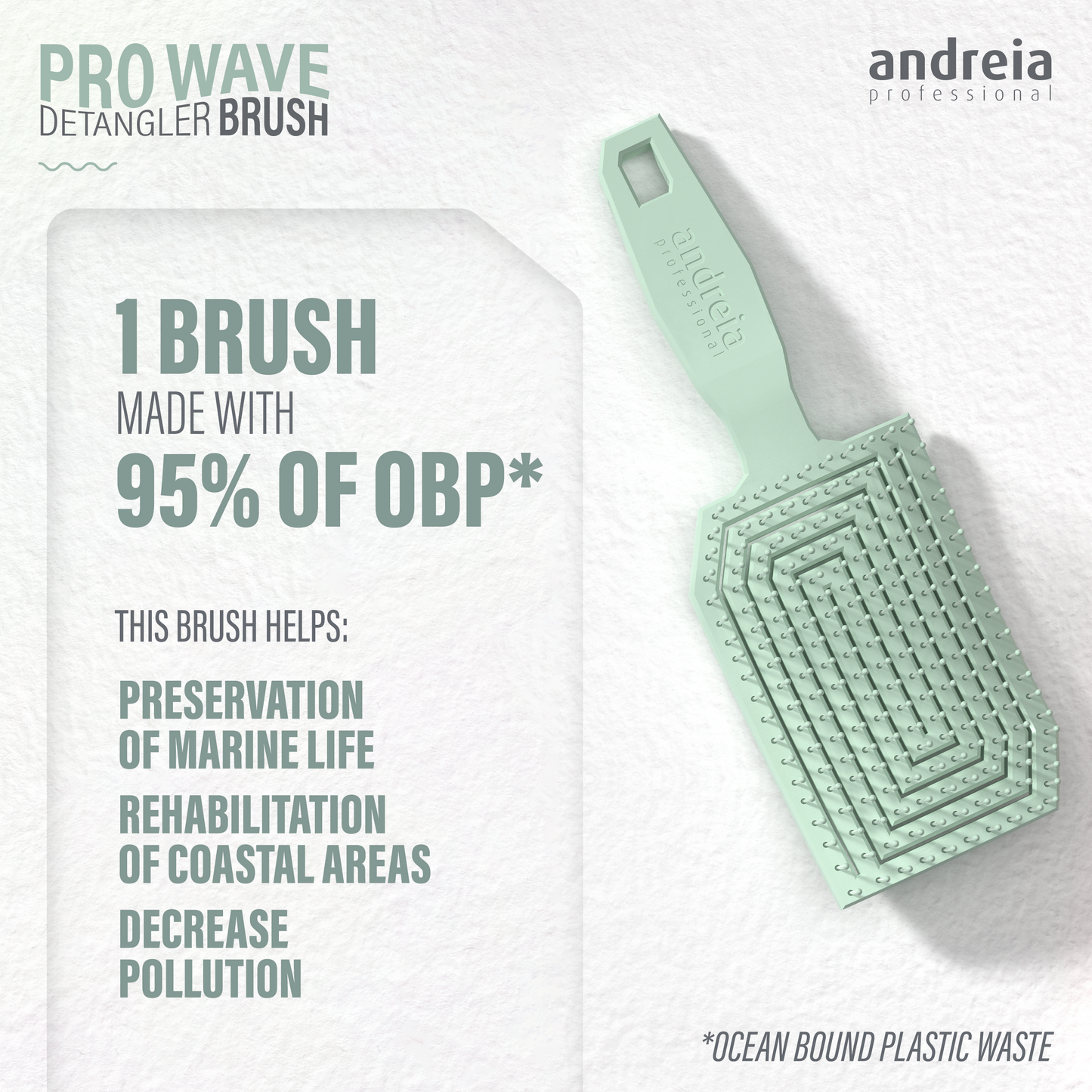 Pro Wave Detangler Brush - Pink