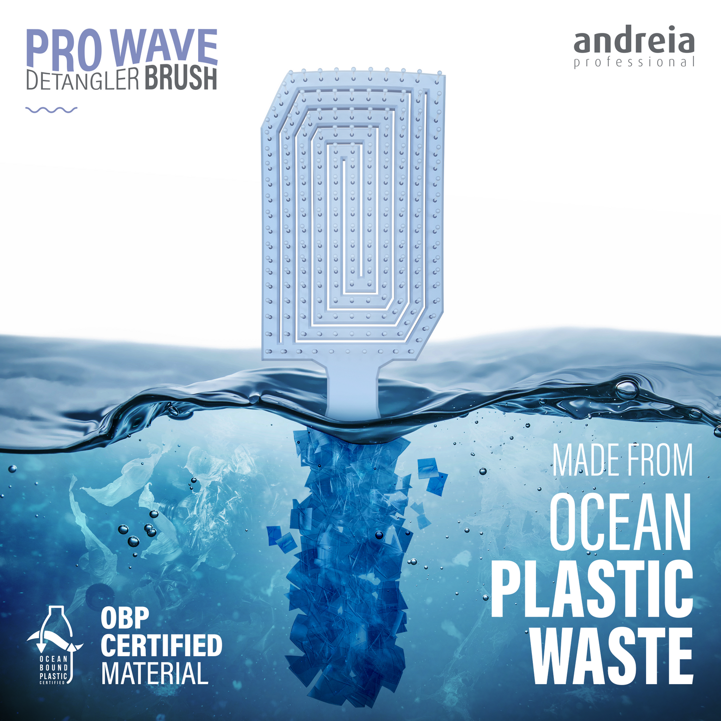 Pro Wave Detangler Brush - Pink